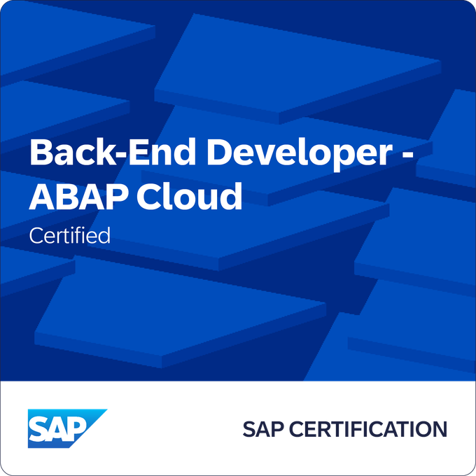 Back-End Developer — ABAP Cloud